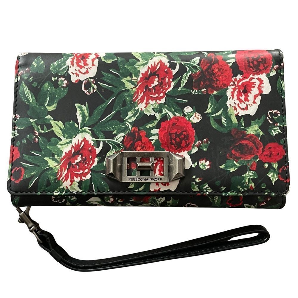 Rebecca Minkoff floral wristlet wallet case for iphone 7 plus/iphone 8 plus New